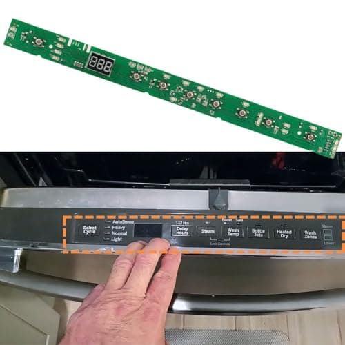 WD21X23462 Dishwasher User Interface Control Board, Compatible with GE Dishwashers, Replace WD21X31902, WD21X23702, WD21X31902C - Image 1