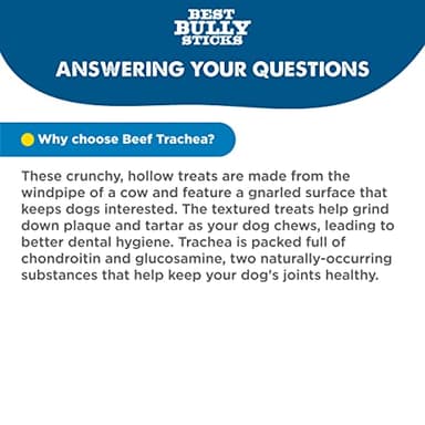 Best Bully Sticks Premium 3 Inch Beef Trachea - 50 Count (Pack of 1) - All-Natural, Grain-Free, Single-Ingredient Treat, Supports Dental Health - Image 5