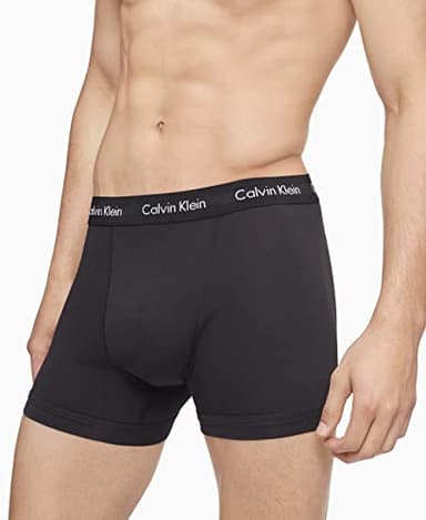 Calvin Klein Men's Cotton Stretch Megapack Boxer Briefs, Black (7 Pack), M - Image 4