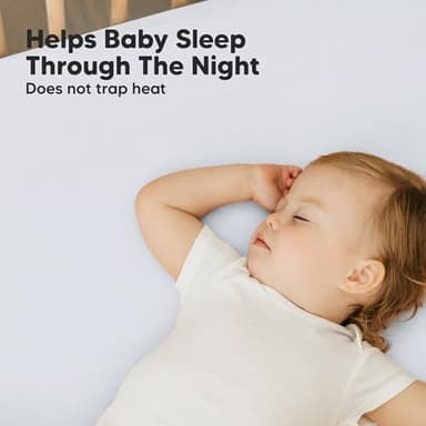 KeaBabies 2-Pack Organic Crib Sheets for Boys, Girls - 52x28 Fitted Crib Mattress Sheet Neutral, Breathable Jersey Cotton Cover for Baby Bed, Toddler Mattress, Soft & Cute Prints (Cove) - Image 5