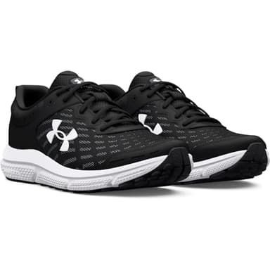 Under Armour Men's Charged Assert 10, (001) Black/Black/White, 7.5, US - Image 5
