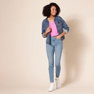 Amazon Essentials Women's High-Rise Skinny Jeans - Discontinued Colors, Light Wash, 20 Short - Image 5