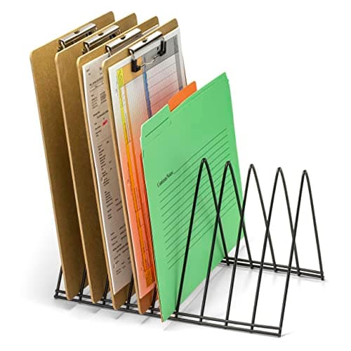 Officemate Triangular Wire File Sorter, Black (93150) - Image 1