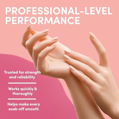 Ella+Mila 100% Acetone Nail Polish Remover - Pure Acetone Fingernail Polish Remover for Removal of Glue, Gel, Acrylic - 8oz - Image 6