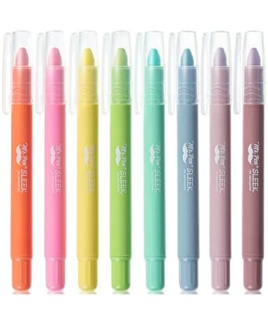 Mr. Pen- Gel Highlighters, 8 Pack Assorted Colors, No Bleed, Bible Markers - Image 1