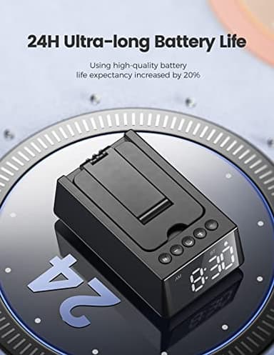 CHIFENCHY Birthday Gifts for Men Women-Bluetooth Speaker with HD Sound, Stocking Stuffers White Elephant Gifts for Adults, Kitchen Gadgets for Anniversary Idea Gift for Dad Mom Husband Wife(Black) - Image 7