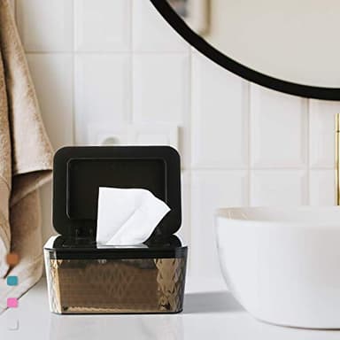 Whiidoom Wipes Dispenser, One-Handed Operation Wipe Holder for Baby & Adult, Seal-Designed Wipes Container for Bathroom Keep Diaper Wipes Fresh (Brown) - Image 6