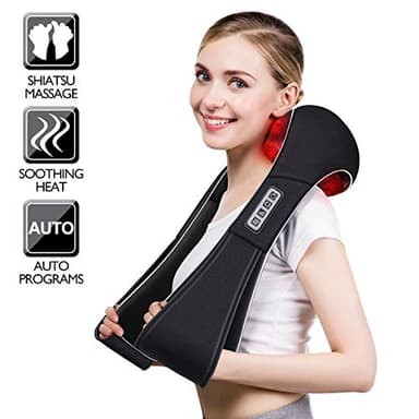 VIKTOR JURGEN Christmas Gifts for Women & Men, Shiatsu Neck and Shoulder Massager with Heat Deep Tissue Kneading Sports Recovery Massagers for Back, Foot, Relaxation Gifts for Wife, Husband, Him, Her - Image 5