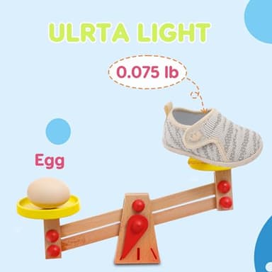 FEETCITY Baby First Walking Shoes Boys Girls Toddler Sneakers Anti-Slip Newborn Crib Shoes - Image 5