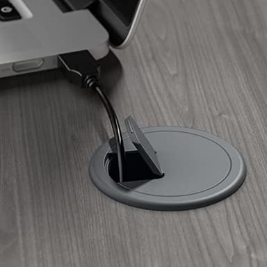 Bush Furniture Cabot 60W Computer Desk with Drawers in Modern Gray, Workstation and File Storage, Desktop with Organization Solutions for Home Office - Image 6