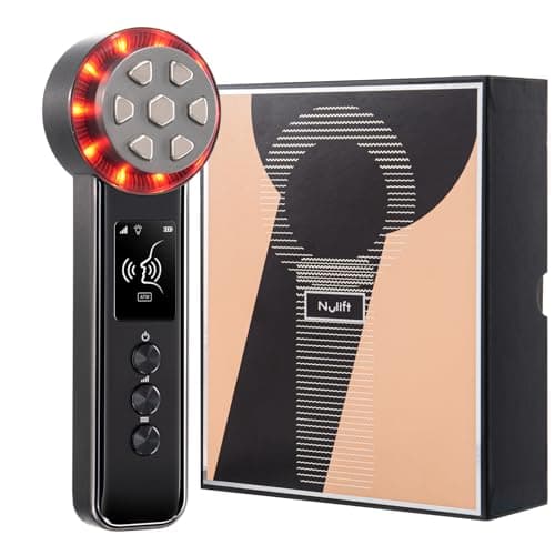 Radio Frequency Skin Tightening Device, Smart Electric Zinc Alloy Facial Beauty Machine with RF-Current Cold Heat for Jawline Lifting, Cheek Firm, Wrinkle Reduction, Depuff, Increase Absorption - Image 1