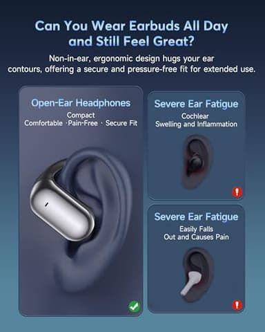 MAIJOFO AI Translation Earbuds Real Time, 144 Language Translator Earbuds OWS 4-in-1 Translation Headphones, Fit iOS and Android, Ideal for Travel Business Learning（Matte Black） - Image 9