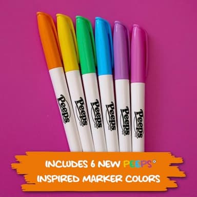 The Eggmazing Egg Decorator - Peeps Bunny - Arts and Craft Set Includes 6 Colorful Quick Drying, Non-Toxic Markers - Green - Packaging May Vary - Image 5