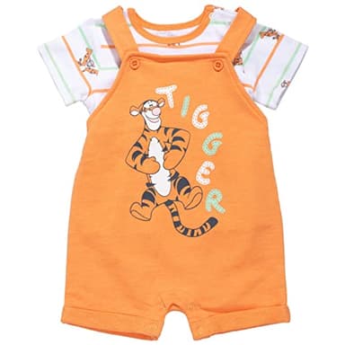 Disney Winnie the Pooh Tigger Baby Boys 3 Piece Set: Overalls T-Shirt Hat3-6 Months - Image 6