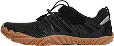 Joomra Womens Trail Running Minimalist Barefoot Shoes Size 10 Walking Arch Support Parkour Wide Gym Trekking Toes Ladies Hiking Barefoot Sneakers Black 41 - Image 3