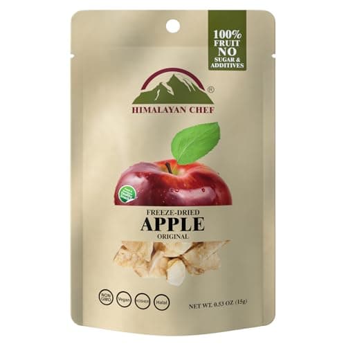 Himalayan Chef Freeze-Dried Fruit – 15g Freeze-Dried Apple, Healthy Organic Fruits Snacks for Kids & Adults | Baby Snacks, Gluten-Free Drieds Fruit for On-the-Go - Image 1