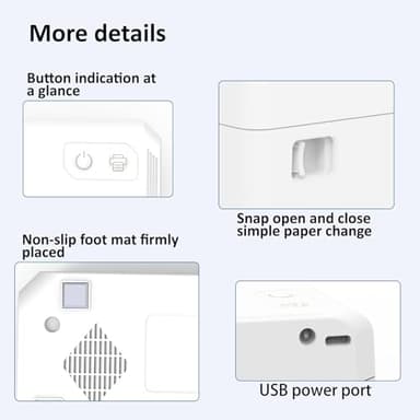 Thermal Shipping Label Printer, 4x6 Bluetooth Label Printer for Shipping Packages Small Business Mailing, Support iOS, Android, Mac, Windows, Chrome, Used for UPS, USPS, Ebay, Etsy, Amazon - Image 8