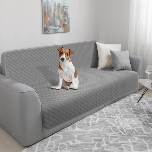 TAIKURA Single-Sided Waterproof Dog Bed Cover, Antislip Pet Blanket Sofa Couch Furniture Protector Washable for Puppy Large Dog Cat (54"*82")