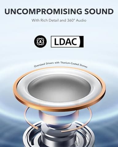 Soundcore by Anker AeroFit Pro Open-Ear Headphones, Ultra Comfort, Secure Fit, Ergonomic Design, Rich Sound with LDAC, Bluetooth 5.3, IP55 Water-Resistant, 46H Playtime, App Control, Wireless Earbuds - Image 4