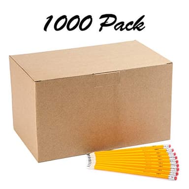 Madisi Wood-Cased #2 HB Pencils, Yellow, Pre-sharpened, Bulk Pack, 1000 pencils - Image 2