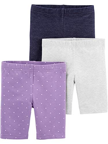 Simple Joys by Carter's Baby and Toddler Girls' 3-Pack Bike Shorts - Image 1