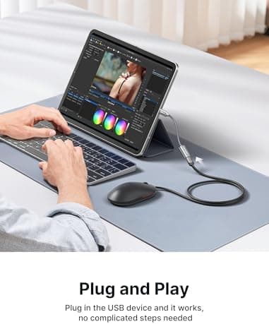 JSAUX USB C to USB 3.0 Adapter [2 Pack], USB C Male to USB Female OTG Cable Adapter Compatible with MacBook Pro/Air, iPhone 17 Pro Max/iPhone Air/16e/16/15 Series, Samsung Galaxy S25/S24/S23 - Image 4