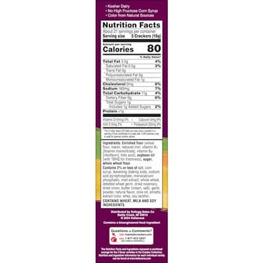 Toasteds Crackers, Cracker Collection, Lunch Snacks, Variety Pack, 12oz Box (1 Box) - Image 3