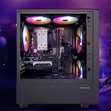 Kroteaup Gaming PC Computer Desktop,AMD Ryzen 5 5500 up to 4.2GHz, Radeon RTX 2060 6G, 16G DDR4, 1TB SSD, WiFi 6, RGB Fan x5, Tower Computers Windows 11 Home - Image 7