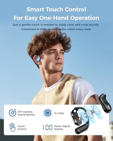 GRUCISO AI Language Translator Earbuds:3-in-1 Translator Earbuds with 150 Languages ​​Real-time Translation and 10 Languages ​​Offline Translation,HiFi,Suitable for Travel Study and Business(Black) - Image 6