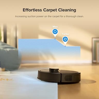 roborock Q7 M5+ Robot Vacuum and Mop, Upgraded from Q5 Max+, 7 Weeks Self-Emptying, 10000Pa Suction, Dual Anti-Tangle System, for Pet Hair & Carpet, PreciSense LiDAR Navigation, App Control, Black - Image 9