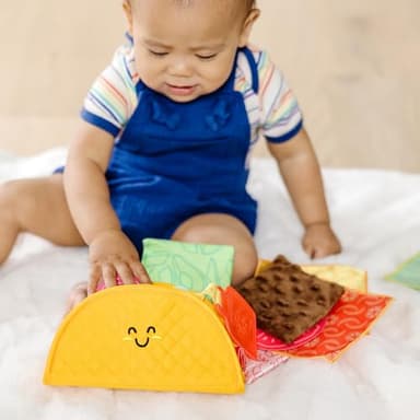 Melissa & Doug Multi-Sensory Soft Taco Fill & Spill Infant Toy - Sensory Toys For Babies, Baby Taco Toy, Baby Toys For Ages 6 Months And Older - Image 2