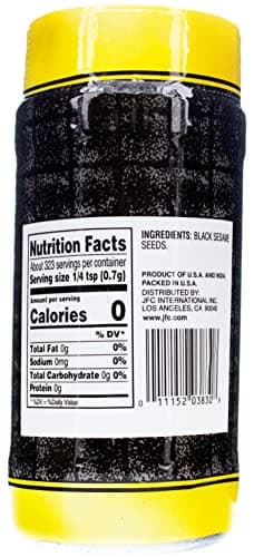 J-BASKET Sesame Seeds, Black, 8-Ounce (Pack of 4) - Image 2