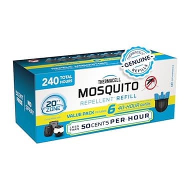 Thermacell Patio Shield Mosquito Repellent E-Series Rechargeable Repeller Bundle; 20’ Mosquito Protection Zone; Includes 240-Hour Repellent Refill; No Spray, Flame or Scent; Bug Spray Alternative - Image 1