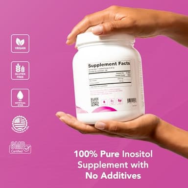 Theralogix Ovasitol Inositol Powder - 90-Day Supply - Myo-Inositol & D-Chiro Inositol for Hormone Balance & Ovarian Function Support* - NSF Certified - 400 g (180 Servings) - Image 7