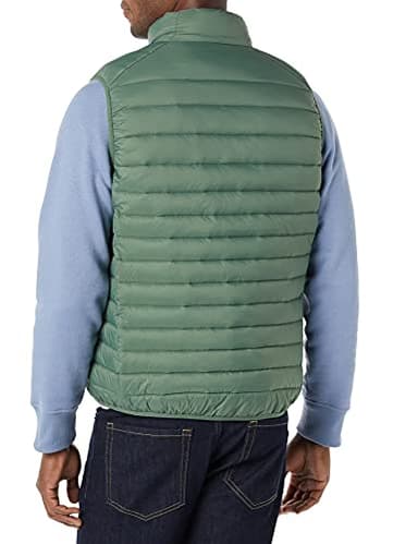 Amazon Essentials Men's Lightweight Water-Resistant Packable Puffer Vest, Green, XX-Large - Image 3