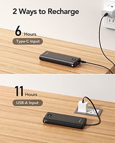 Power Bank 30000mAh, VEEKTOMX 22.5W Fast Charging Portable Charger built in cables, USB C Battery Pack, External Travel Battery Bank Compatible with iPhone, Samsung, Android Devices for Travel(1 Pack) - Image 5