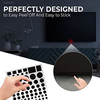 FLANCCI LED Light Blocking Stickers - Blackout LED Covers, Dim 50%80% of Lights, 2 Sheets (1 Cut Out + 1 Uncut) - Image 2