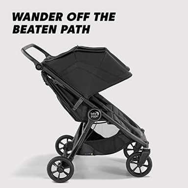 Baby Jogger City Mini GT2 All-Terrain Double Stroller with Forever Air Rubber Tires and All-Wheel Suspension Pike Exclusive Includes Belly Bars Leatherette Handlebar and Premium Fabric - Image 8