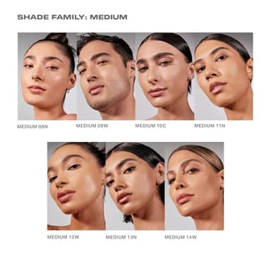 Morphe Lightform Dewy Foundation - Extended Hydration Foundation Makeup with a Lasting, Natural Radiant Finish - Long-Wearing Formula with Buildable, Medium Coverage - Medium 14W (1.01 fl oz) - Image 4