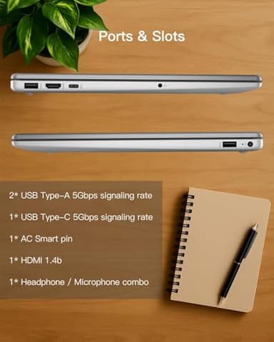 HP 255-G10 Business Laptop Computer - w/Office Lifetime • 15.6" Full HD • Ryzen 3 7330U (up to 4.3 GHz) • Wi-Fi 6 -Windows 11 Pro, for Person Use or Work, Silver(64GB RAM, 2TB SSD) - Image 8