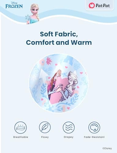 Disney Frozen Elsa Dress Little Girl A-Line Character Print Casual Long Sleeve Winter Fall Clothes Kids Outfit Gift Party Costume 3T - Image 6