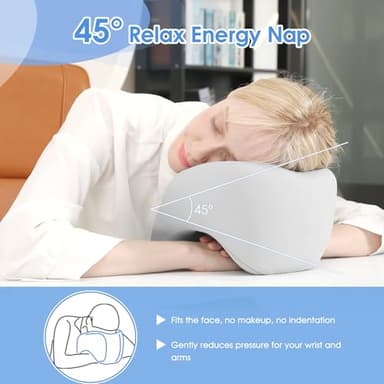 jiaao Travel Pillow, Neck Pillow Airplane, Plane Pillow Memory Foam Travel Neck Pillow with 360° Head and Neck Support, Portable Travel Essential Suitable for Airplane, Car, Train, or Bus Trip - Image 2