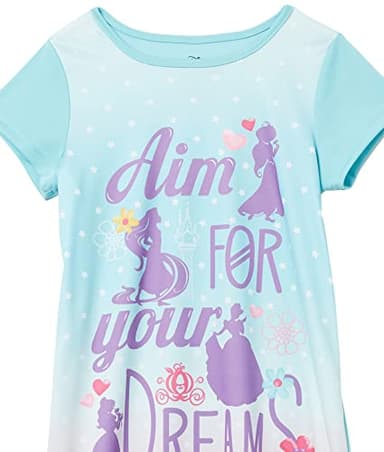 Disney Girls' Princess 3-Pack Nightgown, GIRLS RULE 3, 6 - Image 12