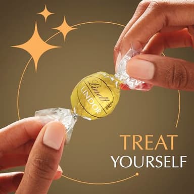 Lindt LINDOR Assorted Chocolate Candy Truffles Traditions Gift Box, Assorted Chocolate with Smooth, Melting Truffle Center, 6.8 oz. - Image 4