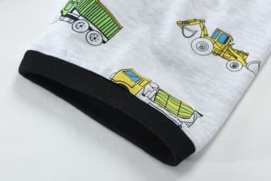 Truck Little Boys Kids Pajamas Sets Cotton Pjs Children Summer Sleepwear Cute Toddler Boy Jammies for 4t - Image 6