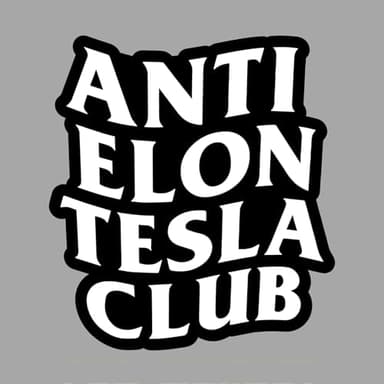 Anti Elon Musk Club Magnet, I Bought This Before we Knew Elon was Crazy Bumper Magnet for Car Truck CyberTruck - Car Accessories for Tesla Owner Regret - for Model X Y 3 S - Image 1