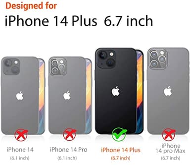 I-MGAE-IN-AR Compact Case for iPhone 14 Plus Shiny Silver Butterfly Design,[Compatible with MagSafe] Cute Soft Slim TPU Shockproof Protective Phone Cases Cover for Women Aesthetic - Image 7