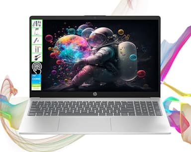 HP Pavilion 15.6" Touch Screen 2025 Upgraded Laptop Computer | 12th Gen Intel 6-Core (Beat i7-1165G7)| 64GB RAM| 1TB SSD + 128GB Portable SSD| Fast Wi-Fi 6E| Long-Battery Life| Windows 11| LE Bundle - Image 1
