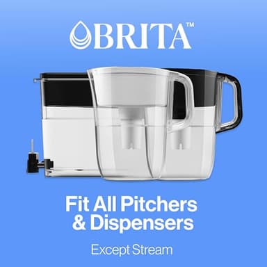 Brita Standard Water Filter for Pitchers and Dispensers, BPA-Free, Reduces Copper, Cadmium and Mercury Impurities, Lasts Two Months or 40 Gallons, Includes 2 Filters - Image 10