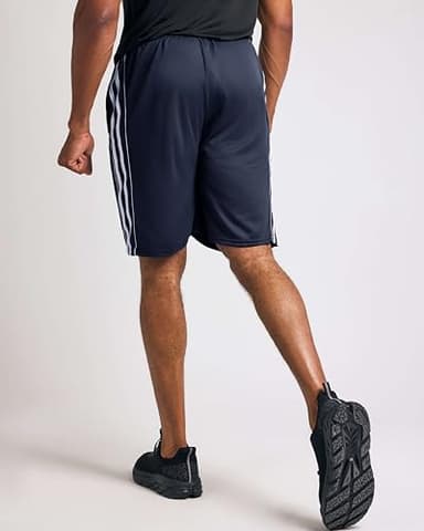 Real Essentials 5 Pack: Men’s 9" Mesh Shorts – Athletic Gym, Workout, Basketball, Running, Casual Lounge Activewear Pockets, Set 6,XL - Image 4